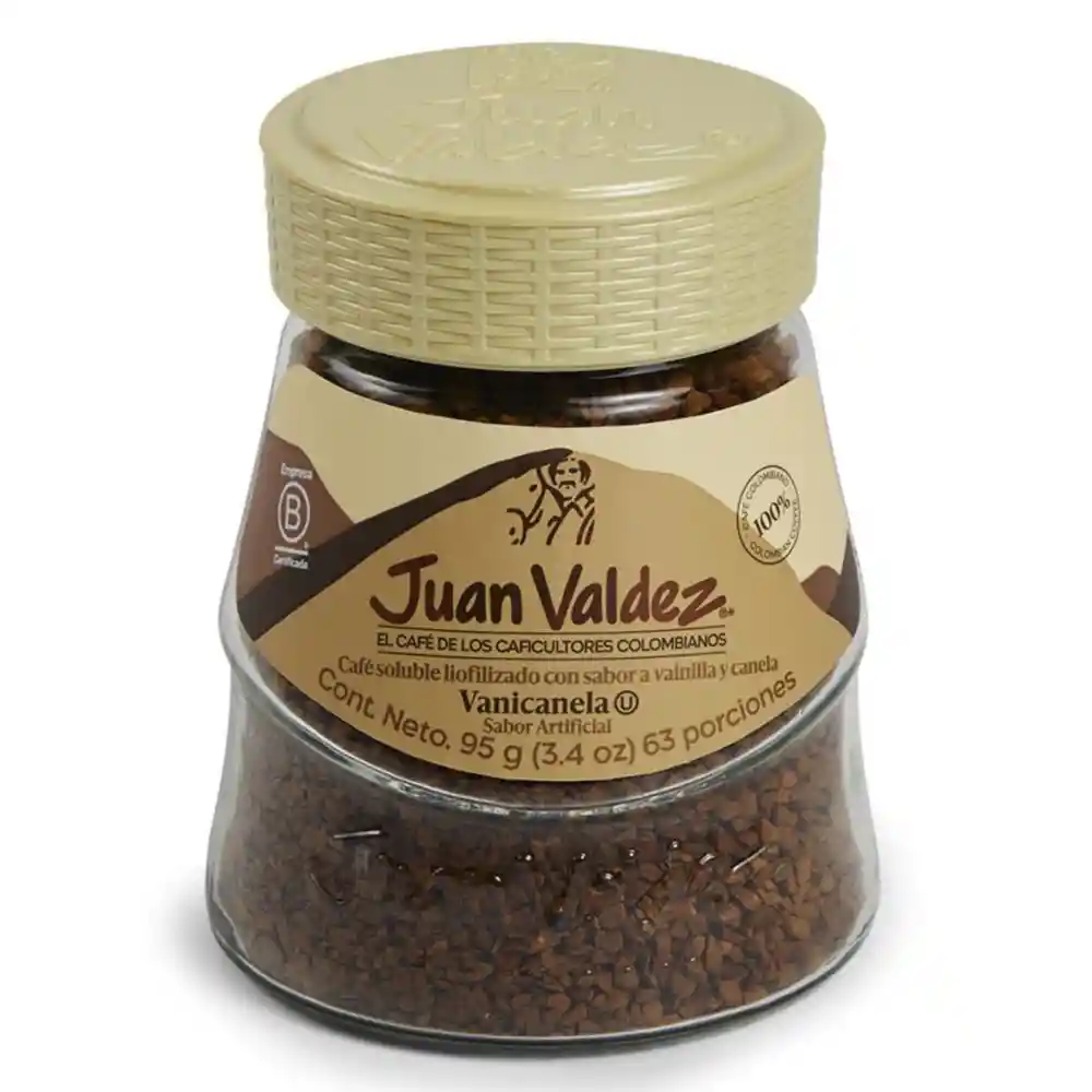 Juan Valdez Café Soluble Liofilizado Vanicanela