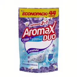 AROMAX Duo Limpia Pisos En Sobres Aroma A Lavanda
