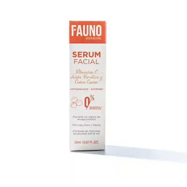   FAUNO  Serum Facial Vitamina C Acido Ferulico Y Camu Camu 