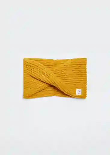 Bufanda Quebecdo Ocre Talla 99 Niños Mango