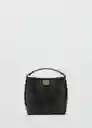 Bolso P Mike Cuero Mujer Mango