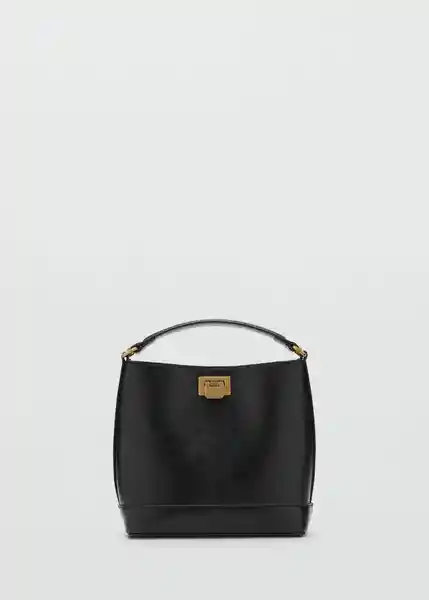 Bolso P Mike Cuero Mujer Mango