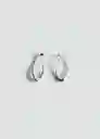 Pendientes Julia Plata Talla 99 Mujer Mango