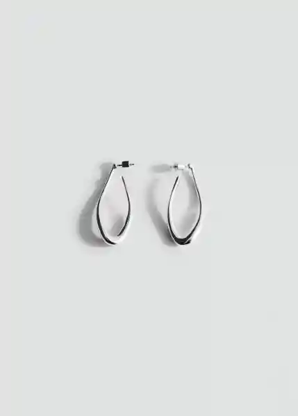 Pendientes Julia Plata Talla 99 Mujer Mango