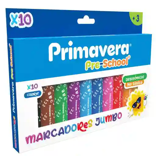 Primavera Marcador Pre School Jumbo