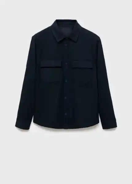 Chaqueta Margon Navy Talla M Hombre Mango