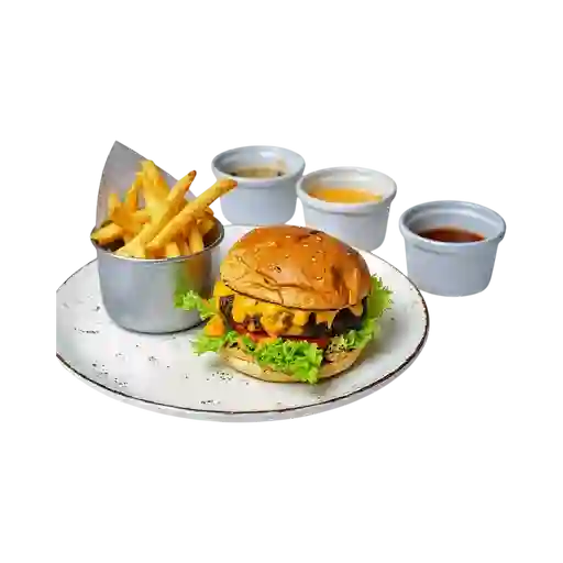 Hamburguesa con Salsas