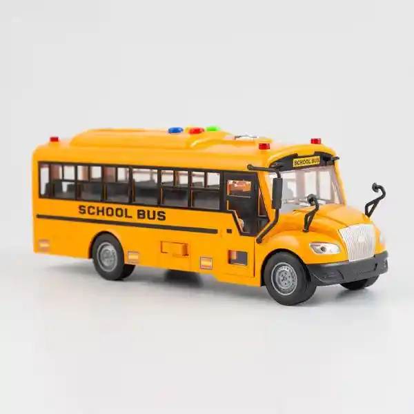 Maypa Bus Escolar Con Luz y Sonido Naranja 31 x 11 cm