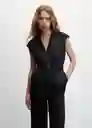 Enterizo Mono Quito Negro Talla 24 Mujer Mango