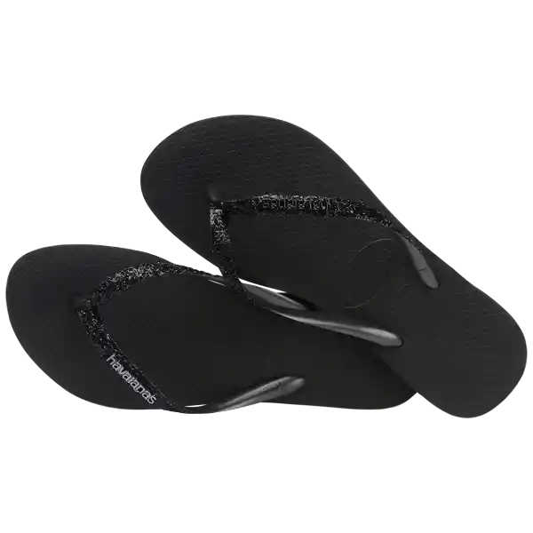 Sandalias Glitter Negro/Gris Oscuro T. 38 4146975 Havaianas