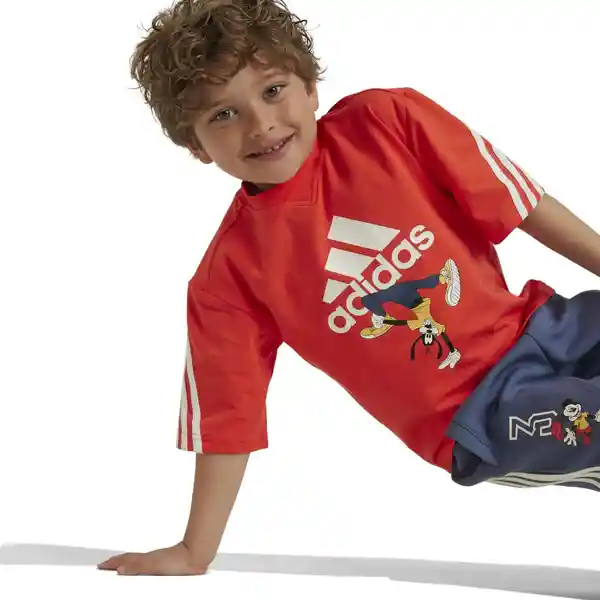 Adidas Camiseta Lk Dy mm Para Moda Niño Rojo Talla M