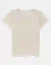 Camiseta Mujer Beige Talla Medium 1279864 American Eagle