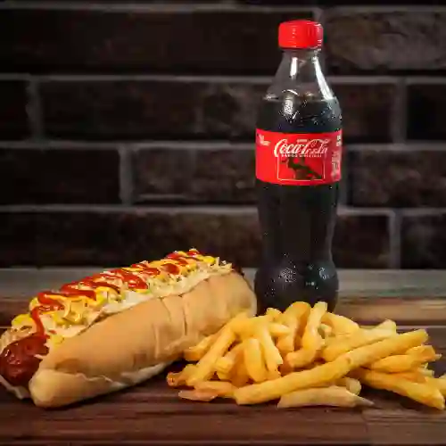 Perro Caliente Ranchero + Coca-Cola