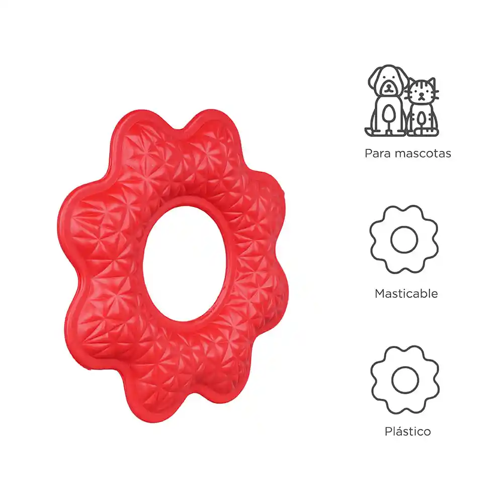 Miniso Peluche Para Mascota en Forma de Anillo Octagonal Tpr