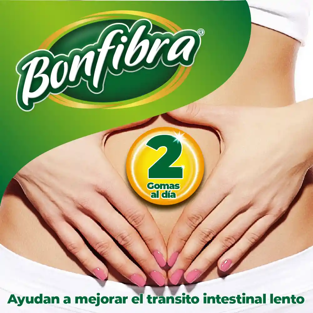 Bonfibra Suplemento Alimenticio Gomas de Mandarina sin Azúcar