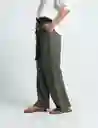 Pantalón Siena Verde Militar Oscuro 14 730E503 Naf Naf