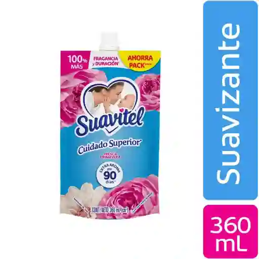 Suavizante Suavitel Cuidado Superior Fresca Primavera 360 ml