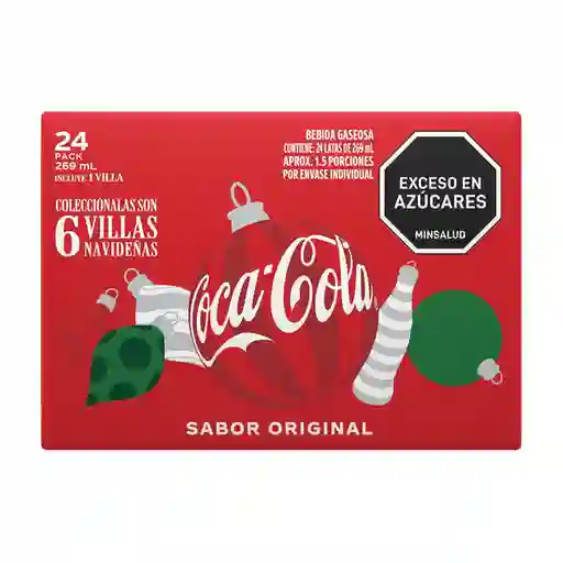 Coca-Cola Set Bebida Gaseosa + Villa Navideña
