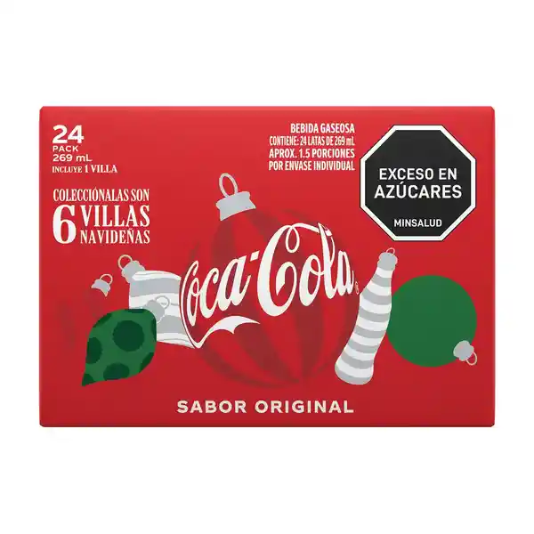 Coca-Cola Set Bebida Gaseosa + Villa Navideña