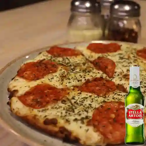 Combo Pepperoni + Stella Artois 355 ml