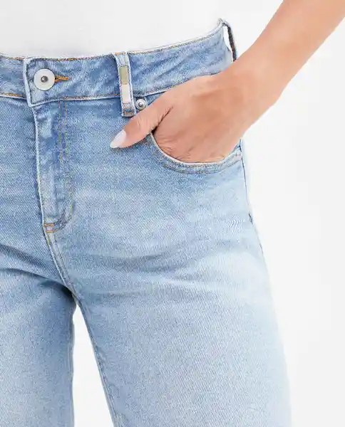 Jean Cosmo Femenino Azul Cristalino Talla 10 Chevignon