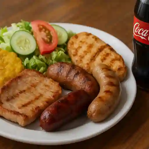 Plato montacarga 2 con bebida