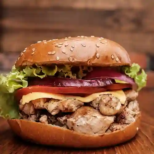 Hamburguesa Sencilla de Pollo