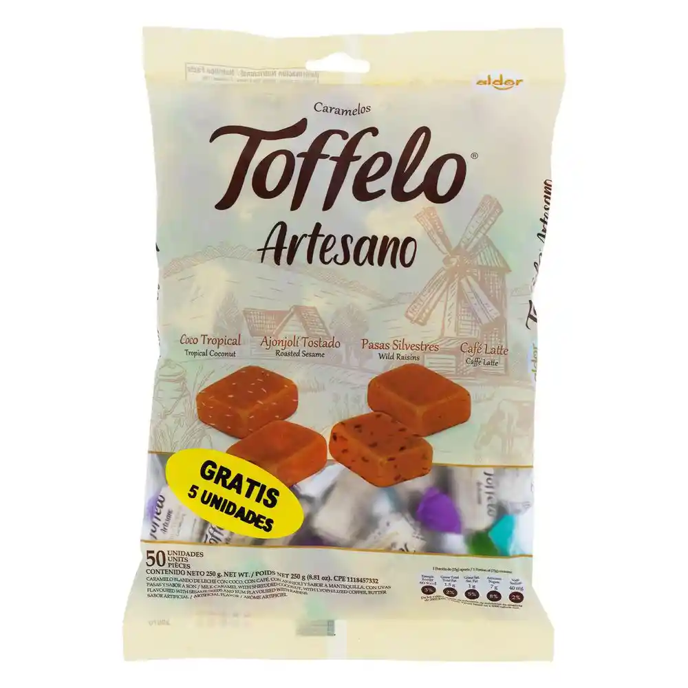 Toffelo Caramelo Blando Artesano