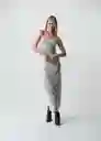 Vestido Gris Husky Claro Talla S Mujer 473G002 Naf Naf