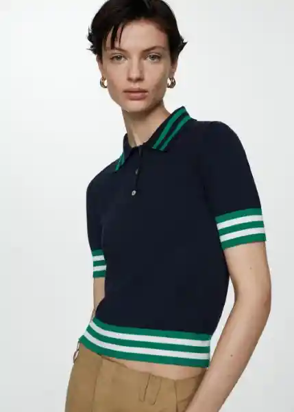 Saco Jersey Ralf Navy Talla 24 Mujer Mango