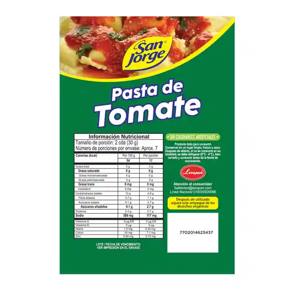 Pasta de Tomate San Jorge Doypack x 200gr