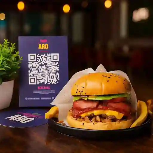 Hamburguesa Clasica Papas