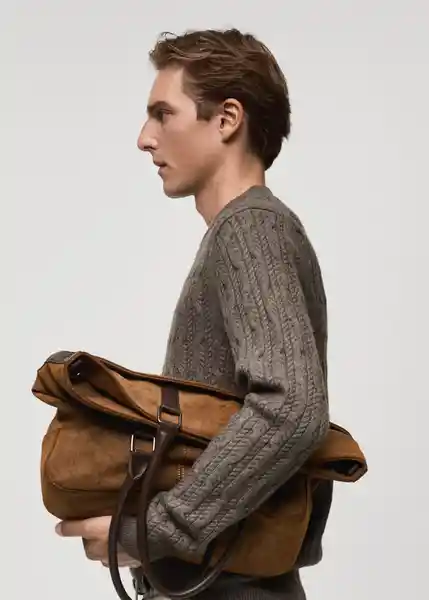 Buzo Jersey Koipe Vison Talla L Hombre Mango
