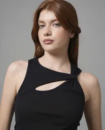 Camiseta Mujer Negro Talla S 209G006_NEG194007 Rifle