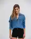 Camisa Mujer Azul Talla M 184029Q Rifle