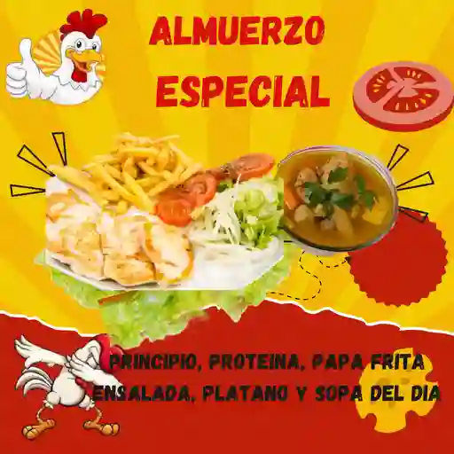 Almuerzo especial