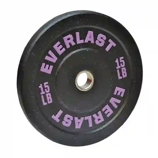 Everlast Bumper Plate Purple 15 Lb