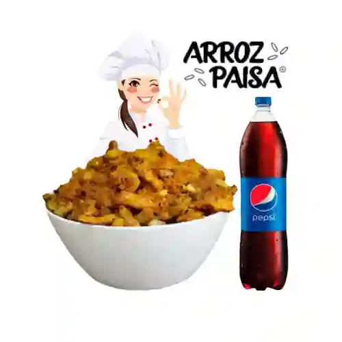 Arroz Paisa para 5 Personas + Bebida 1.5 l