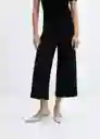 Pantalón Cintia Negro Talla XS Mujer Mango