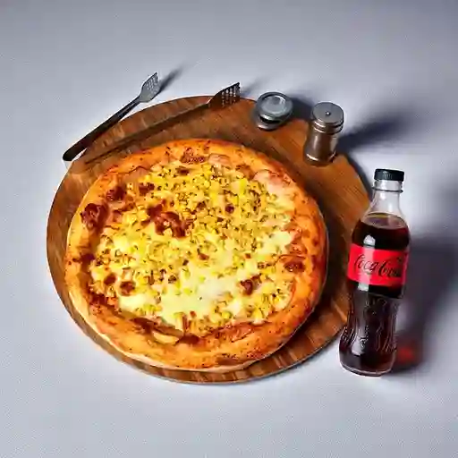 Combo Pizza Pequeña Pomodoro + Coca-Cola ZERO 400ml