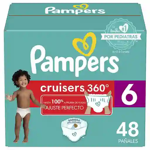 Pampers Pañal Cruisers 360 Fit Etapa 6