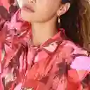 Blusa Crop Cuello Camisero Manga Larga Multicolor Talla M 718998