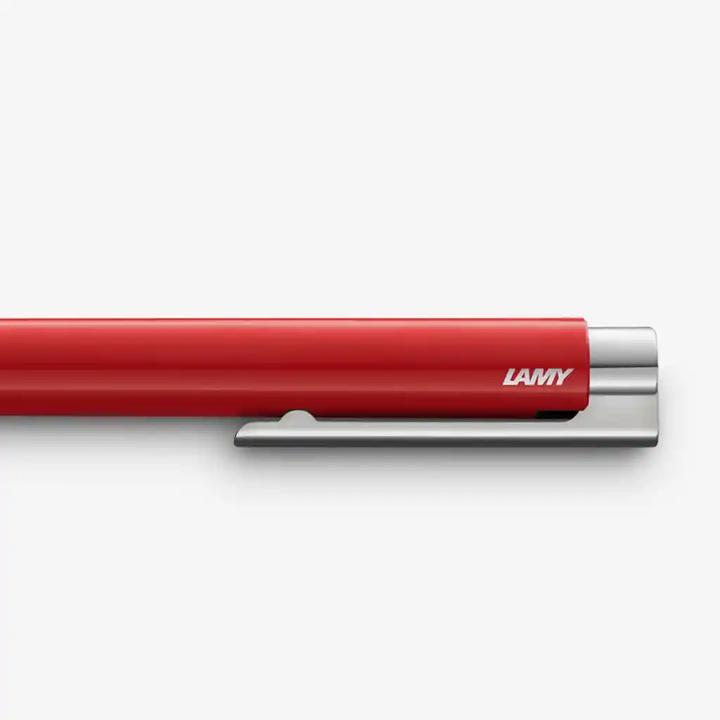 Lamy Bolígrafo Clip Metálico Logo Rojo