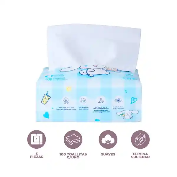 Pañuelo Perfumado Sanrio 3 Paquetes Miniso