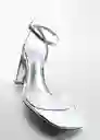 Sandalias Sun 2 Plata Talla 40 Mujer Mango