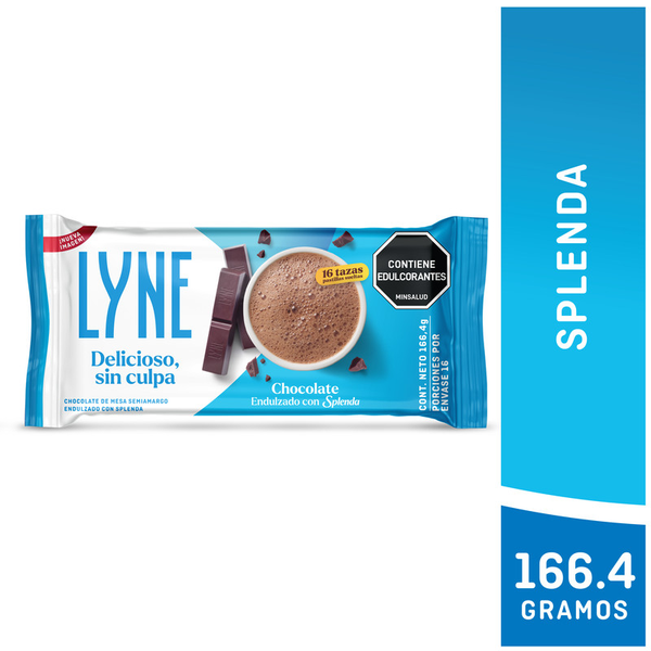Lyne Chocolate de Mesa Endulzado con Splenda 166 g