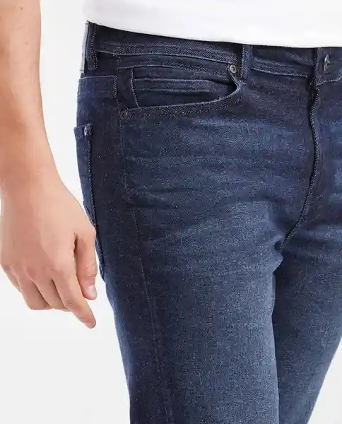 Jean Famous Masculino Azul Dark Talla 32/32 Chevignon