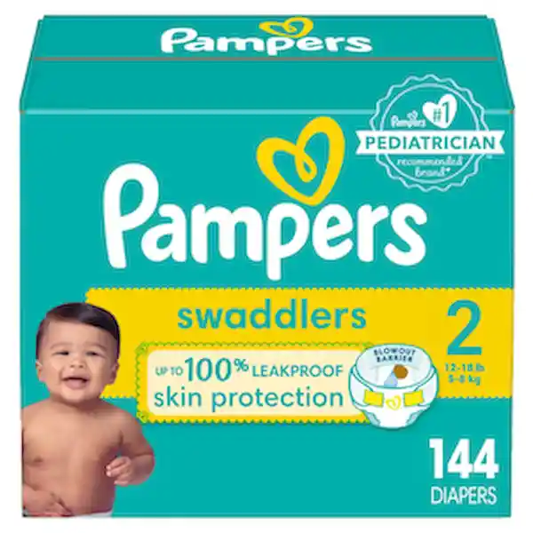 Pampers Pañal Baby Swaddlers Talla 2
