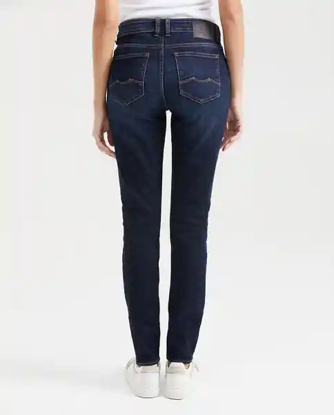 Jean High Rise Cosmo Ultra Azul Dark Ultra Oscuro 10 Chevignon