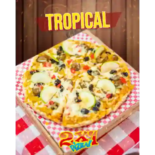 2X1 Pizza 38Cm Tropical(Frutas)